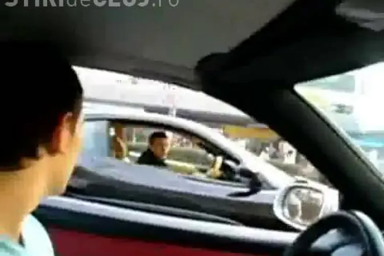 Florin Florian, fiul patronului de la Agroflip retinut joi de DNA, conduce masini de lux si face curse ilegale prin centrul Clujului - VIDEO