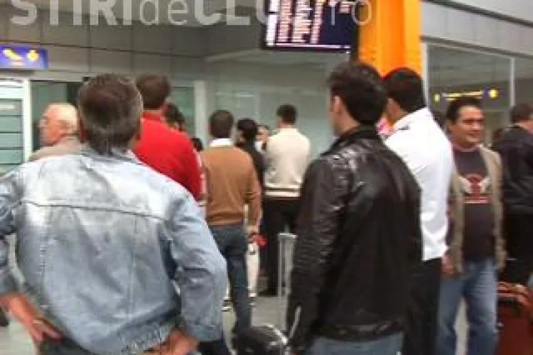 Ceata aproape a inchis Aeroportul Cluj! 12 curse au probleme si zeci de pasageri asteapta deblocarea situatiei