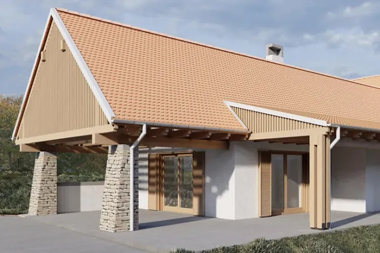 Cluj: Se poate și arhitectură rurală de calitate! Casă din satul Inucu, comuna Aghireșu - FOTO   