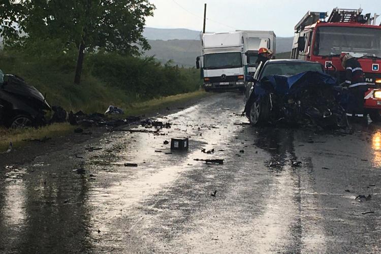 Accident rutier pe DN16, în afara localității Zorenii de Vale, comuna Mociu - FOTO