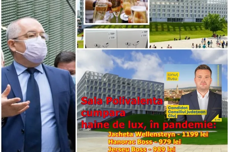 Boc l-a iertat pe directorul Sălii Polivalente Cluj, care a ”spart” bugetul public pe haine de lux, băutură și gadgeturi: I-aș da 30% penalizare   
