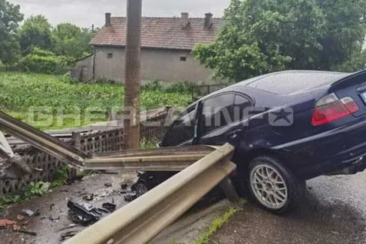 Accident surprins LIVE la Nima, pe drumul de la Gherla la Dej - VIDEO 
