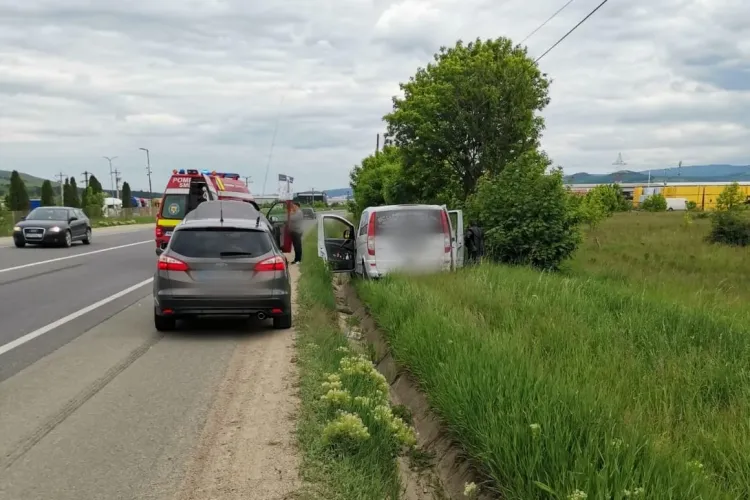 Accident între Florești din Gilău! O persoană a fost rănită - FOTO