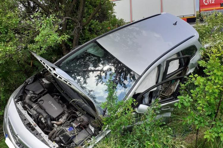 Accident la Șaula, Izvorul Crișului, pe DN1. Pompierii au plecat direct la Valea Drăganului, la alt accident - FOTO