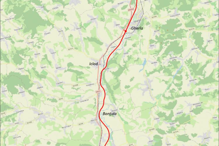 Între Cluj-Napoca și Dej, s-ar putea să avem un drum cu profil de autostradă, mai lat decât un drum expres