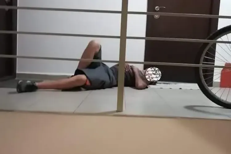 Un bărbat din Florești efectiv a dormit pe preș. Nevasta era în casă - FOTO