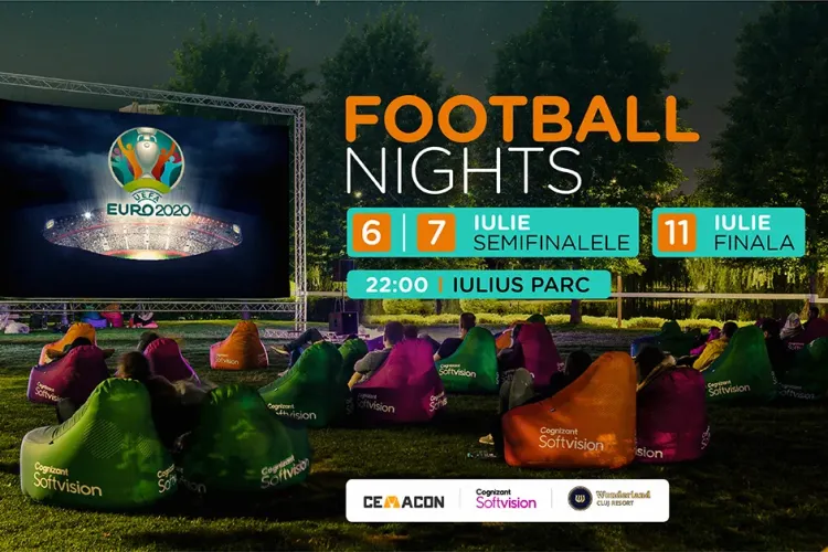 Urmărește spectacolul de la EURO 2020 și filmele de la Movie Nights, în Iulius Parc!