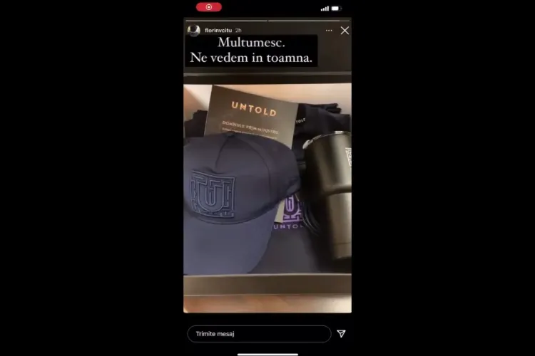 Premierul Florin Cîțu și-a pregătit kit-ul de Untold: Ne vedem la toamnă - VIDEO