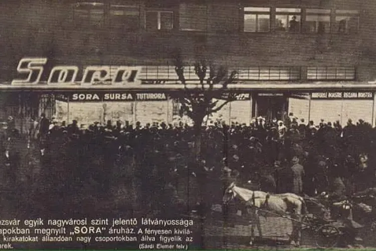 Deschiderea magazinului Sora, înainte de 1940 - FOTO 