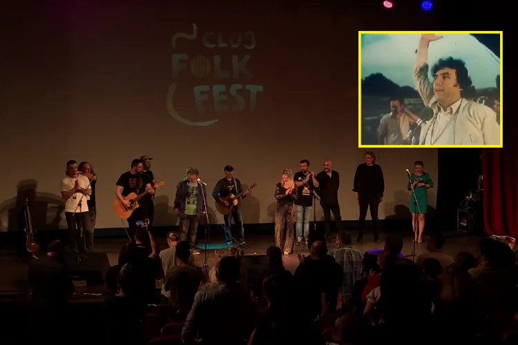 Melodia ”Dor de Cluj” a închis prima ediție Cluj Folk Fest. Omagiu adus Clujului pe versurile marelui Adrian Păunescu  - VIDEO
