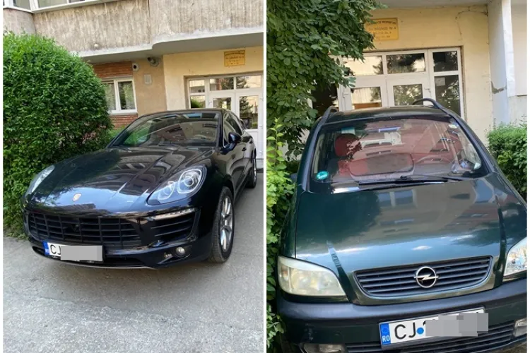 Bogații și săracii! Parcare de cocalar la Cluj, în ușa blocului: Dacă puteau, le urcau în dormitor - FOTO