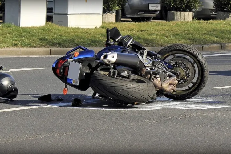 Accident grav de motocicletă în Turda - FOTO Șocantă