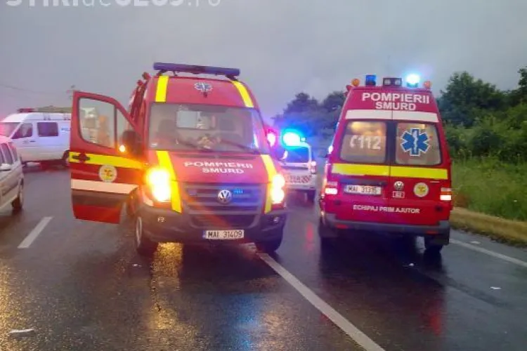 Accident GRAV la Izvorul Crișului. Un bărbat a fost dus la spital - VIDEO și FOTO