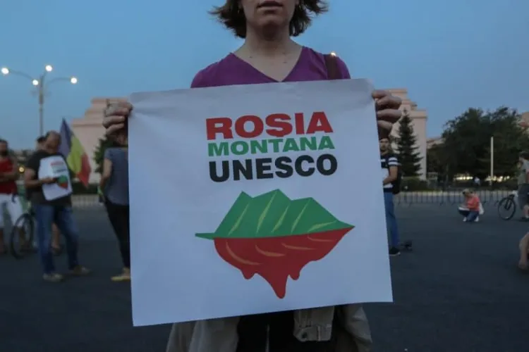 Roșia Montană a fost înscrisă în Patrimoniul UNESCO și în Patrimoniul mondial în pericol 