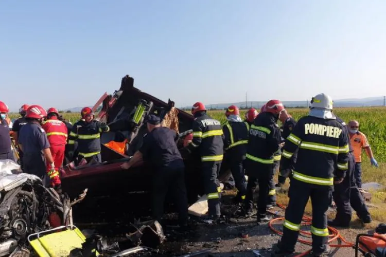 Accident cu nouă morți pe DN2. Accident teribil la Bacău