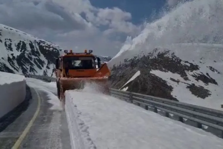 Mită de mii de lei pentru deszăpezire pe Transalpina. Transportatorii de lemn au plătit ca să circule nestingheriți 