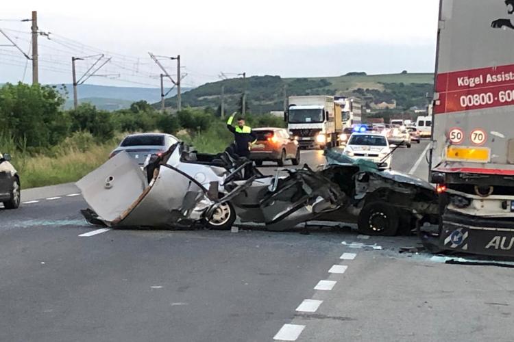 Accident MORTAL la Jucu. A murit o femeie din Cluj-Napoca - FOTO