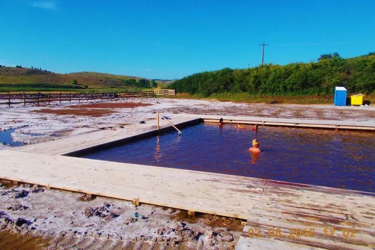 Bijuteria de bazin cu apă sărată de la Sic! Accesul e gratuit și bazinul deține un record neoficial - FOTO