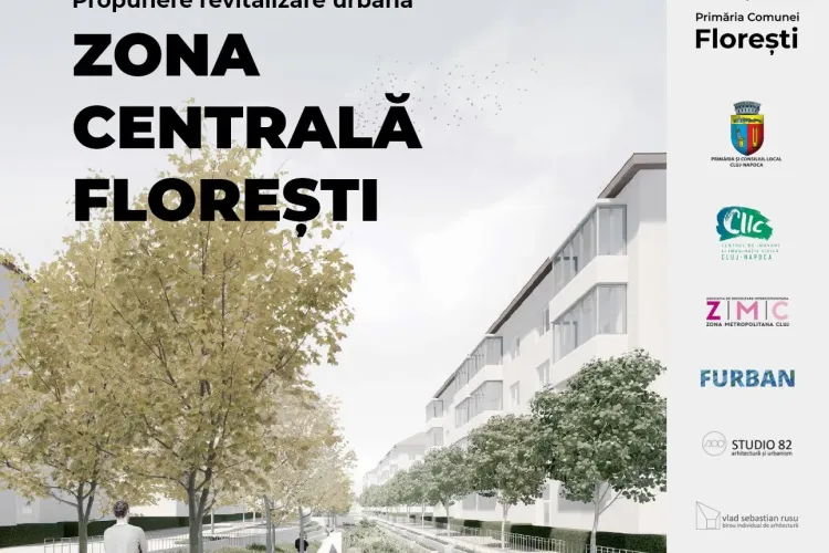 Floreștiul modernizează centrul vechi! Dezbatere publică în Parcul Poligon pentru revitalizarea zonei
