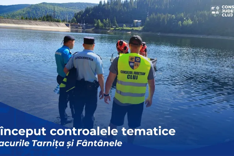 Șmecherii cu bărci, amendați lacurile Tarnița și Beliș   