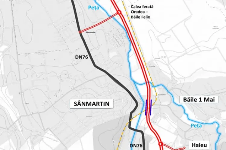 Oare de ce Bihorul gândește și execută proiecte mari de infrastructură și Clujul nu? SE STABILEȘTE TRASEUL CENTURII SÎNMARTIN 