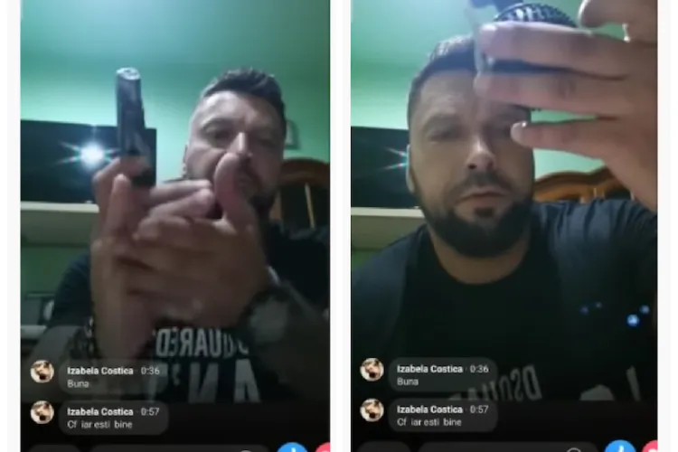 Interlopul Turcu, care a spus că îi așteaptă pe polițiști cu grenada, a fost reținut - VIDEO