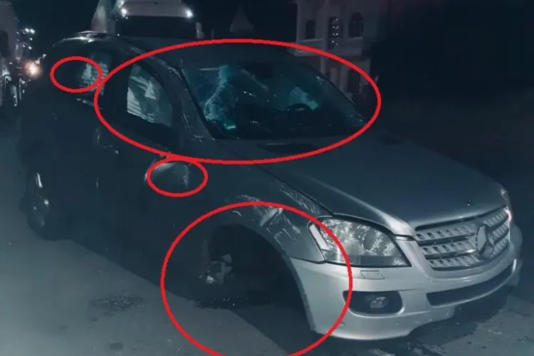 Polițistul Gheorghe Matiș din Huedin, anchetat pentru că mașina lui a fost implicată într-un accident ciudat