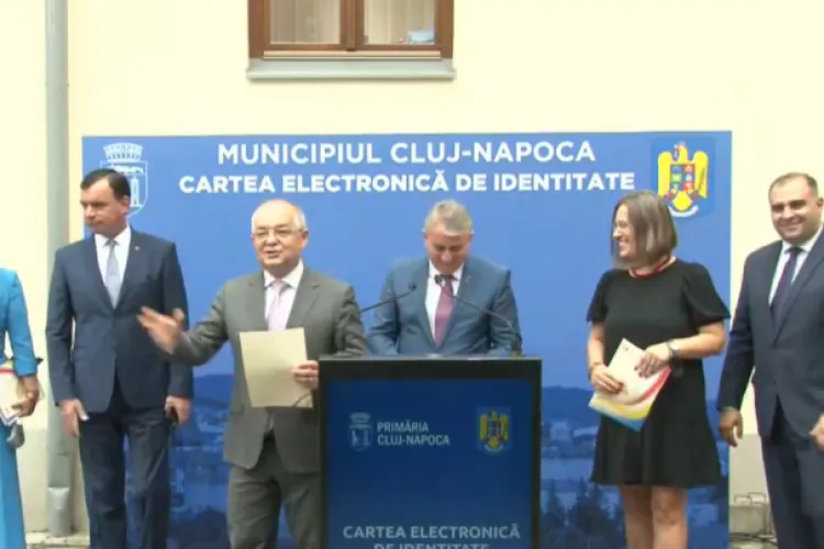 Cluj-Napoca, primul oraş din ţară unde se va introduce cartea electronică de identitate - VIDEO