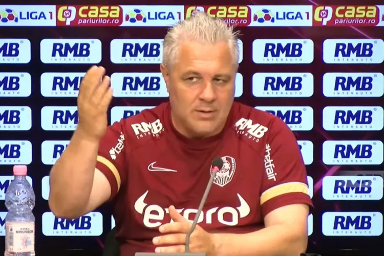 ”Nu sunt ironic!” Marius Șumudică spune că îi pare rău că echipele românești au fost eliminate din Europa