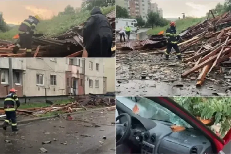 Codul portocaliu de vijelii face ravagii: O fetiță de 6 ani a murit strivită de un copac