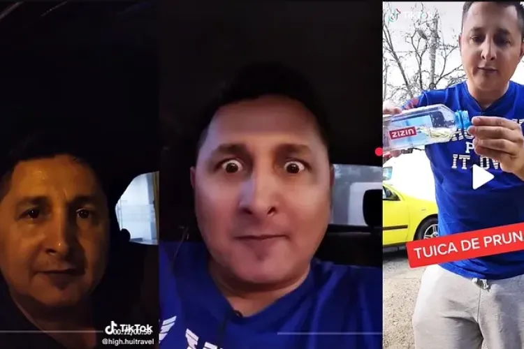 Cine este cel mai cunoscut taximetrist român de pe Tik Tok. Are mai mulți urmăritori decât au șoferii de Uber clienți