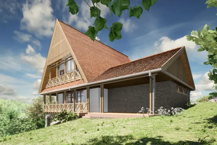 Proiect de casă elegant în Feleacu, care păstrează farmecul ruralulului - FOTO   