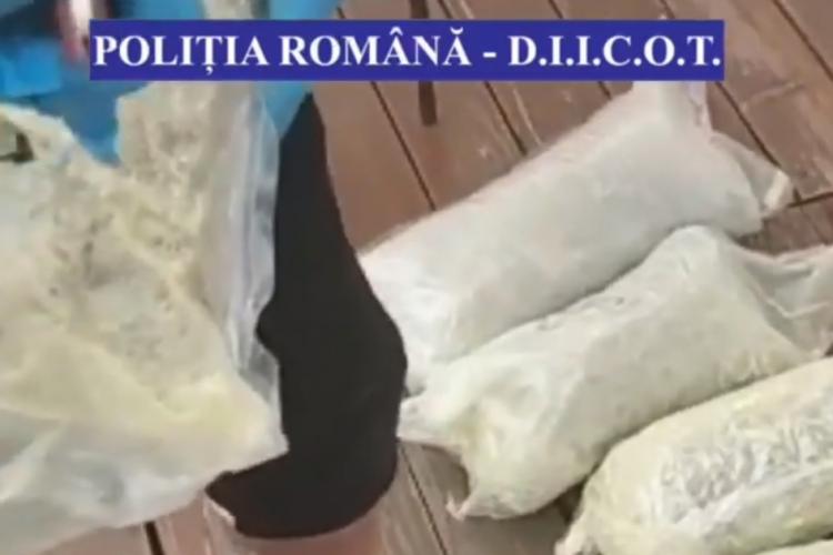 Clujean prins cu șase kilograme de droguri. ”Marfa” venea din Spania, cu o firmă de transport  - VIDEO    