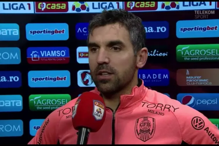 Petrescu: Culio revine ”acasă” și va juca toate meciurile la CFR Cluj