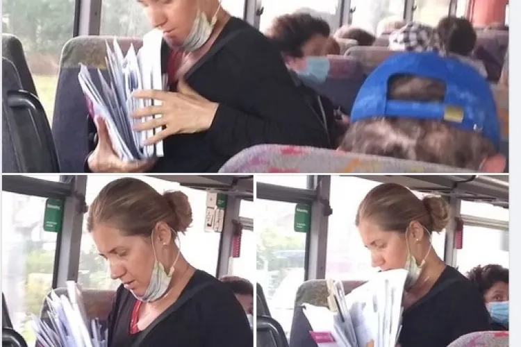 Poștașii anti-mască au făcut scandal în autobuzul care merge spre Borhanci: Nu există virus. Vă dăm în judecată - FOTO