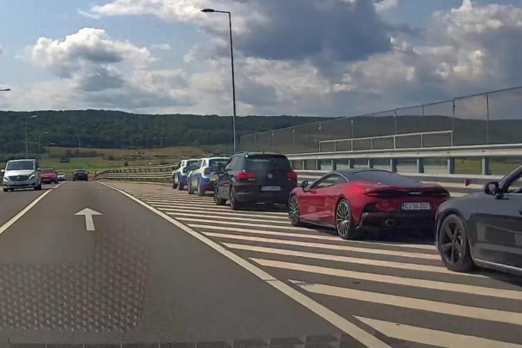 McLaren - ul distrus pe Autostrada Transilvania a fost prins cu 201 km/h - FOTO