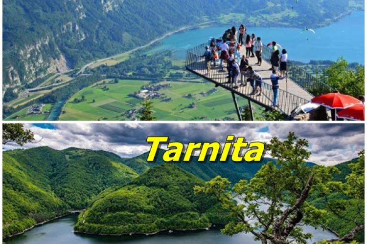 Cum ar trebui să fie pus în valoare lacul Tarnița! Privelistea din Elveția care nu mai are nevoie de explicații - FOTO și VIDEO   