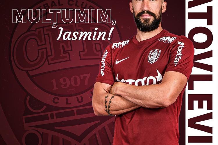 Iasmin Latovlevici își ia adio de la CFR Cluj: „Îi dorim multă baftă mai departe în carieră”