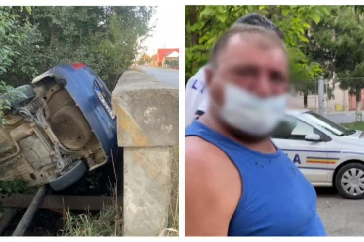 Un clujean băut i-a luat mașina șefului să meargă după țigări, dar a făcut-o praf - VIDEO