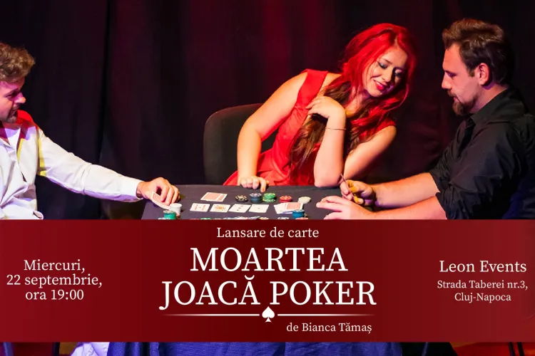 Scriitoarea Bianca Tămaș lansează cartea „Moartea joacă poker”: „A fost nevoie de 10 ani și alte 3 cărți ca să o pot duce la final”