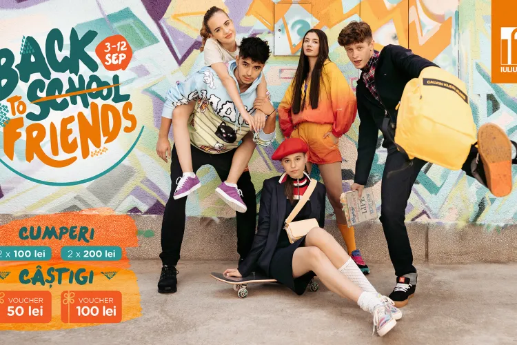 Back to (school) friends! cu premii și outfit-uri stylish din Iulius Mall Cluj