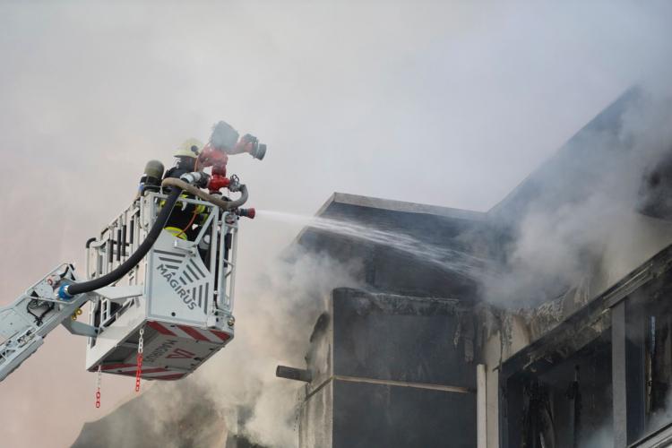 Galerie FOTO cu incendiul de pe Tăietura Turcului. Incendiul de la Tetarom a fost vizibil din tot orașul