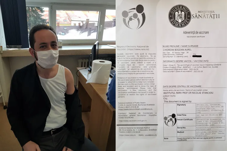 Un preot clujean promovează vaccinarea: Ne lepădăm de Hristos prin mândrie, prin invidie, prin răutăți, NU printr-un vaccin