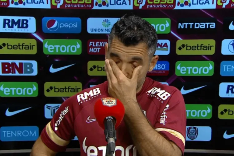 Culio a plâns în direct la TV, după victoria cu Craiova