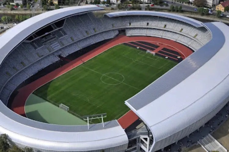 UEFA, în vizită la Cluj Arena. Delegația UEFA a verificat condițiile stadionului pentru Campionatul European de Fotbal U21 2023