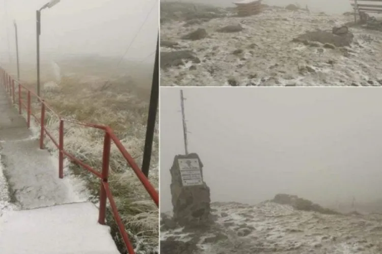 Iarna își intră în drepturi și la Cluj. A nins în Apuseni - FOTO