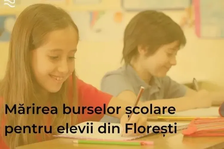 Elevii din Florești primesc burse școlare DUBLE față de elevii din Cluj. Pivariu: „Educația este unul dintre aspectele pe care le susțin cu tărie”