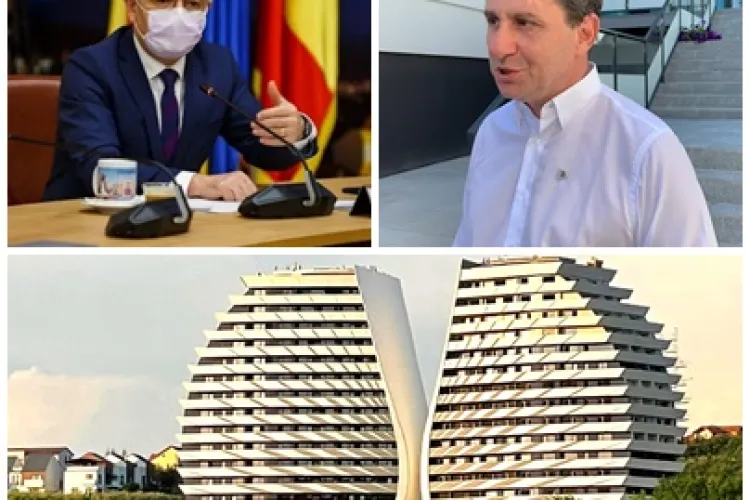 Boc vorbește tranșant cu mogulii imobiliari ai Clujului. Ce i-a spus milionarului Dorin Bob, care a făcut blocul cu ”aripi”