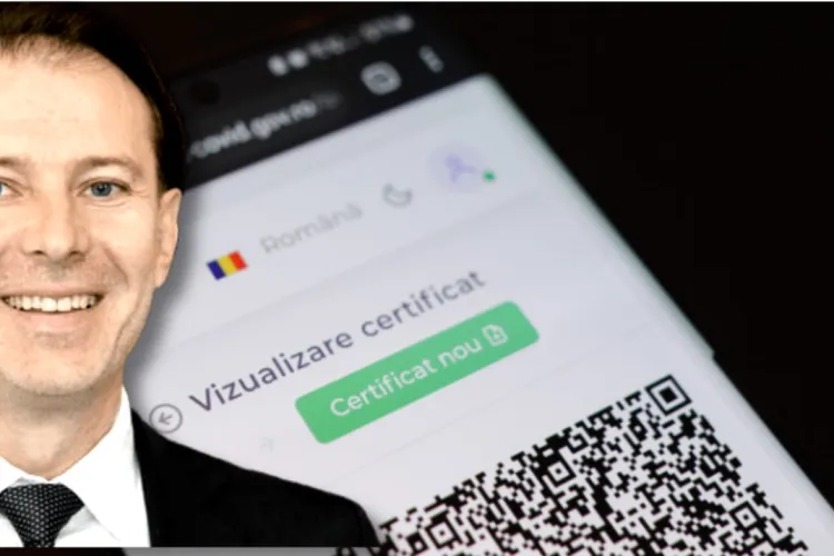 Cîțu vrea să introducă certificatul verde COVID și pentru magazine