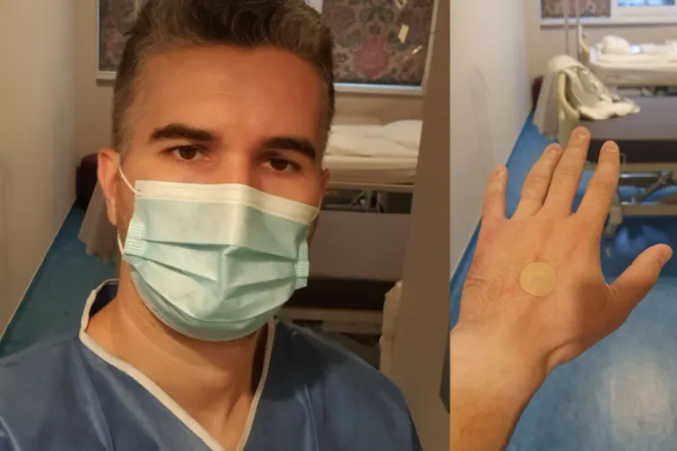 Un bărbat care asista la nașterea soției a fost la un pas să fie operat de apendicită